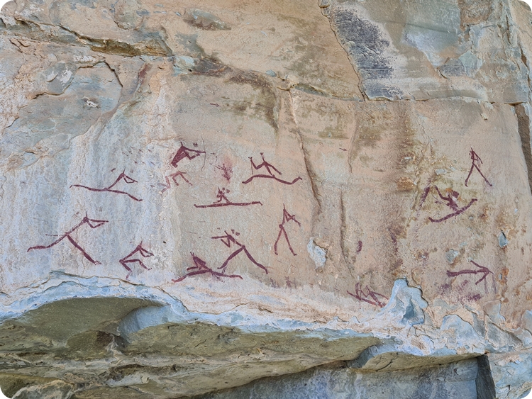 The Battle Scene. Battle Cave Hike. James Seymour