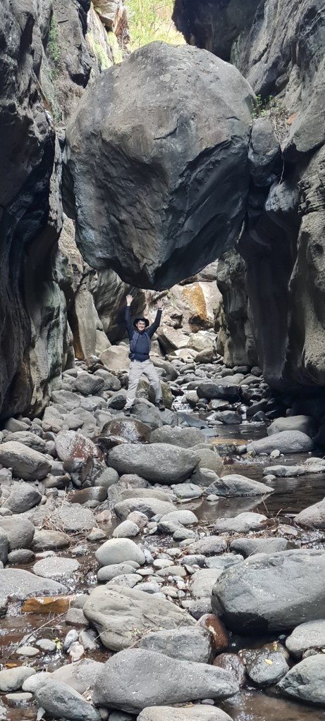The Rainbow Gorge Hike is guided by James Seymour