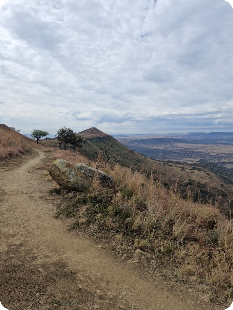 The hike to Twin Peaks near Spioenkop. James Seymour
